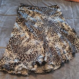 Leopard Print Women's Skirt